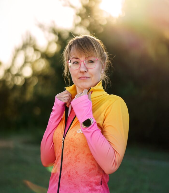 bluza sportowa brzoskwinka rozpinana sportowa