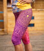 kolorowe legginsy 3/4 capri coloradas