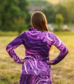 fioletowa bluza sportowa damska Jagody