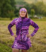 fioletowa bluza sportowa damska Jagody