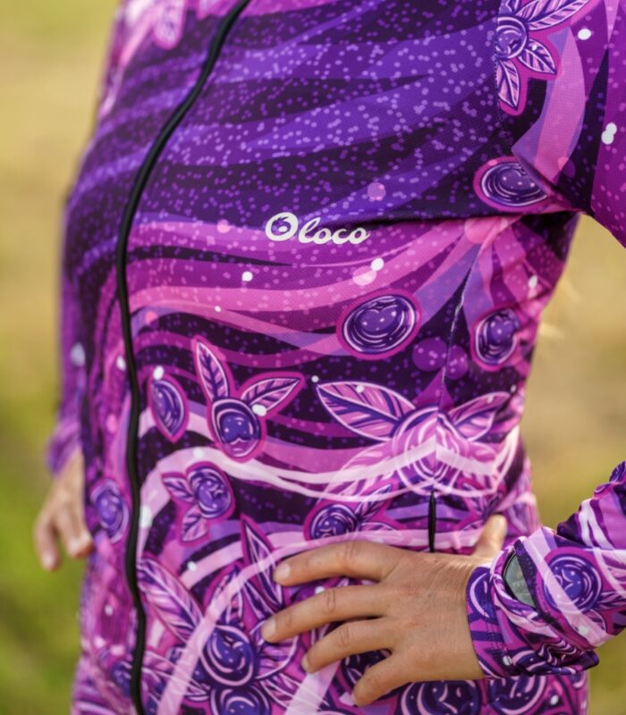 fioletowa bluza sportowa damska Jagody