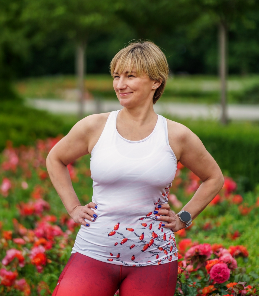 damska bokserka tanktop sportowy szypszyna