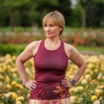 damska bokserka tanktop sportowy oliwki