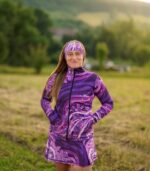 fioletowa bluza sportowa damska Jagody