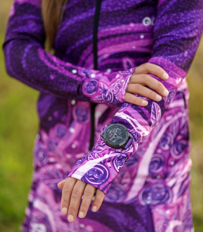 fioletowa bluza sportowa damska Jagody