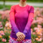 Sportowe rękawki do biegania na rower czerwone fioletowe śliwka