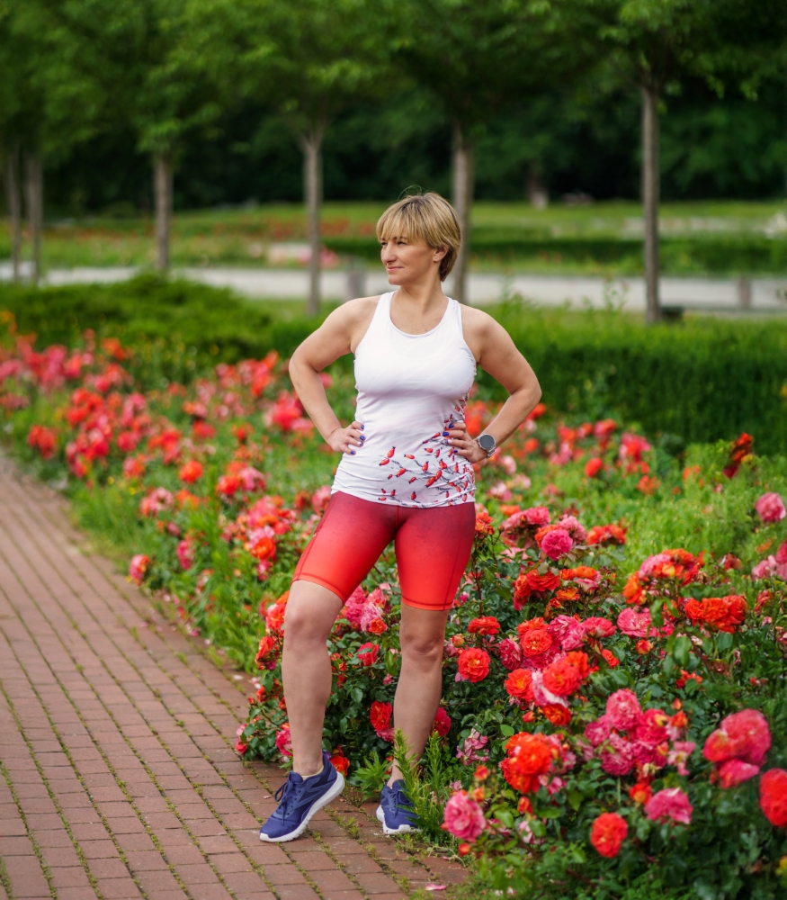 damska bokserka tanktop sportowy szypszyna