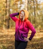 kolorowa bluza z kapturem oversize Hawana