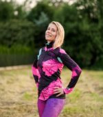 kolorowa damska bluza sportowa do biegania loco babka fluo