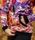 kolorowa bluza z kapturem damska oversize montana