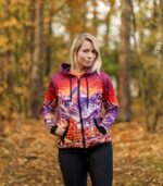 kolorowa bluza z kapturem damska oversize montana