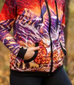 kolorowa bluza z kapturem damska oversize montana