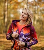 kolorowa bluza z kapturem damska oversize montana