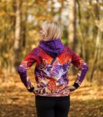 kolorowa bluza z kapturem damska oversize montana