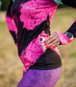 kolorowa damska bluza sportowa do biegania loco babka fluo