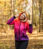 kolorowa bluza z kapturem oversize Hawana