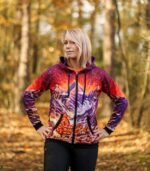 kolorowa bluza z kapturem damska oversize montana