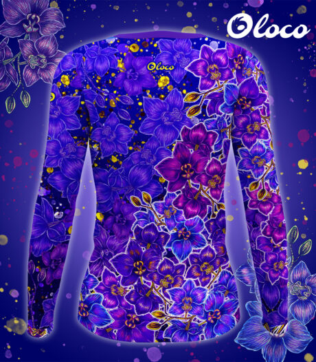 longsleeve nocna orchidea dlugi rekaw