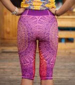 kolorowe legginsy sportowe damskie capri 3/4 coloradas