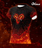 koszulka sportowa damska znaki zodiaków baran aries