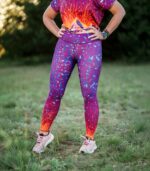 lava legginsy kolorowe sportowe