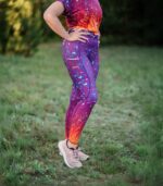 lava legginsy kolorowe damskie
