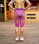 kolorowe legginsy sportowe damskie capri 3/4 coloradas