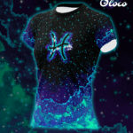 kolekcja zodiak koszulka techniczna damska ryby