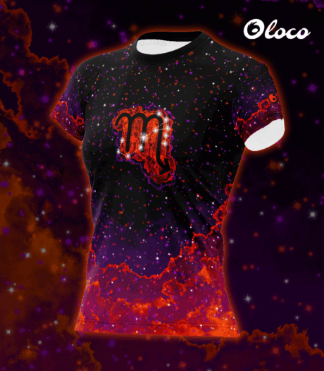 kolekcja zodiak koszulka techniczna damska skorpion