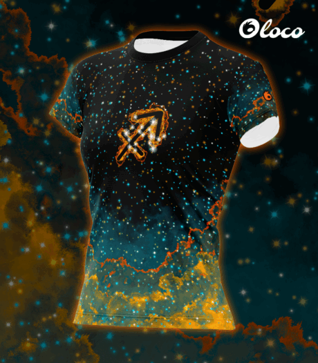 kolekcja zodiak koszulka techniczna damska strzelec