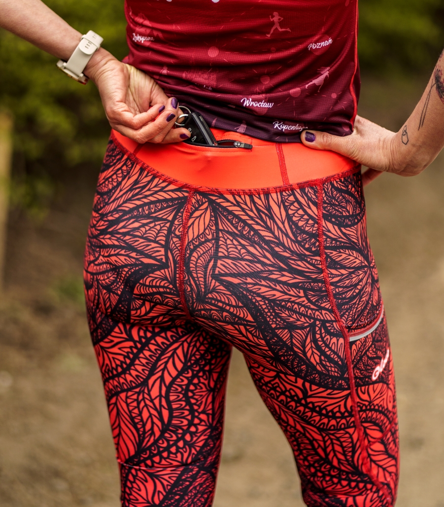 legginsy do biegania z kieszeniami