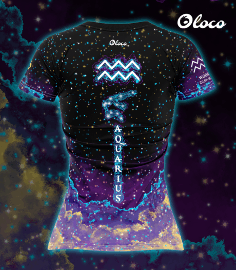 koszulka damska sportowa zodiak