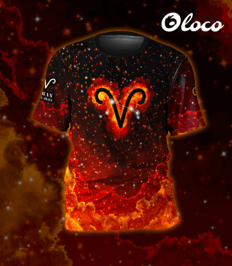 męska koszulka techniczna zodiak baran