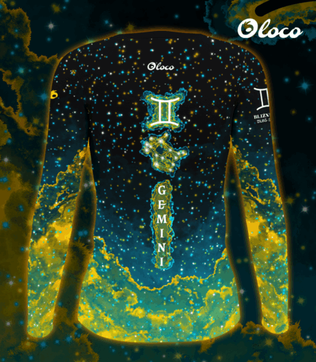 sportowy longsleeve damski zodiak bliźnięta