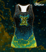 sportowy tanktop bokserka damska zodiak bliźnięta