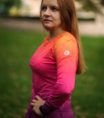 longsleve hawana gradient róż fiolet pomarańcz