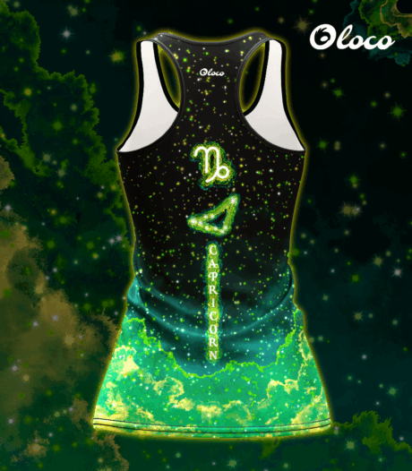 sportowy tanktop bokserka damska zodiak koziorożec