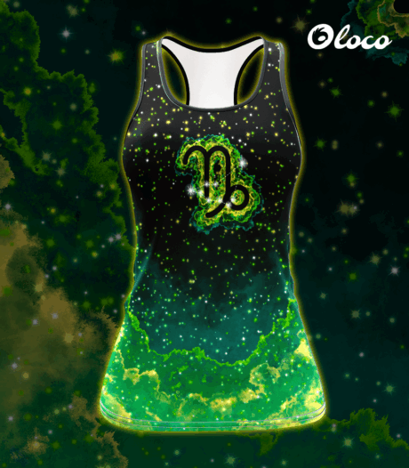 sportowy tanktop bokserka damska zodiak koziorożec