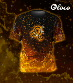 męska koszulka techniczna zodiak lew