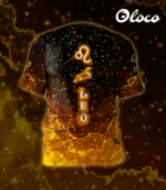 męska koszulka techniczna zodiak lew