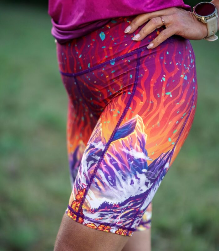 montana legginsy z górami