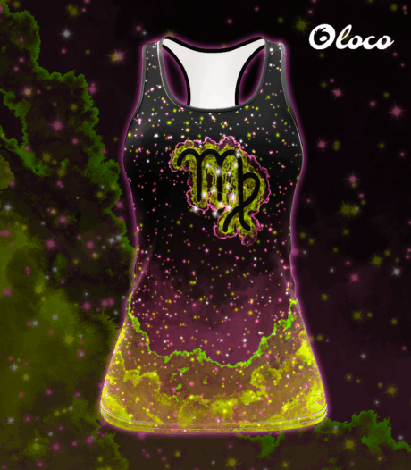 sportowy tanktop bokserka damska zodiak panna