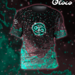 męska koszulka techniczna zodiak rak