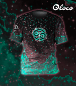 męska koszulka techniczna zodiak rak