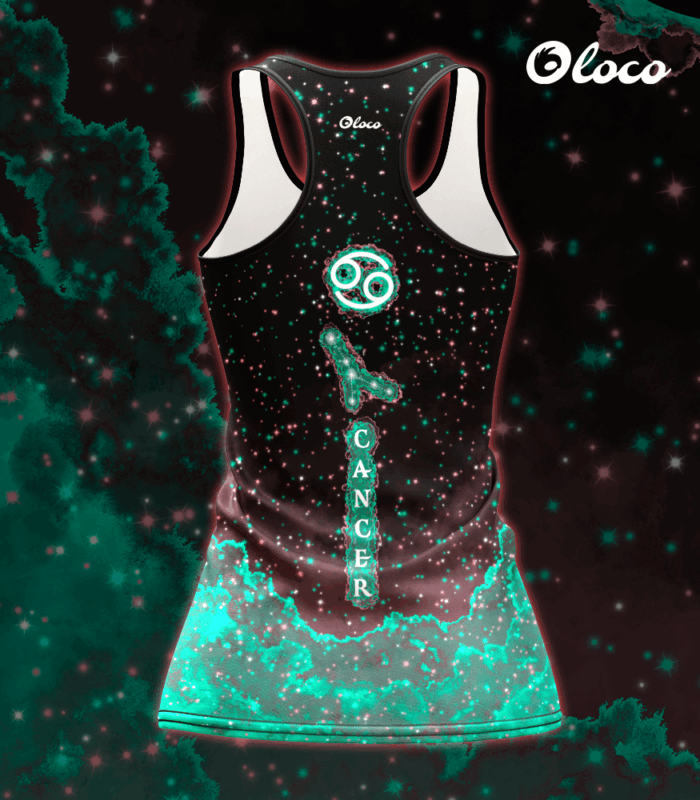 sportowy tanktop bokserka damska zodiak rak