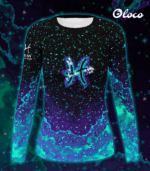 sportowy longsleeve damski zodiak ryby