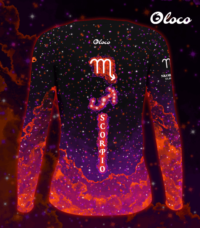 sportowy longsleeve damski zodiak skorpion