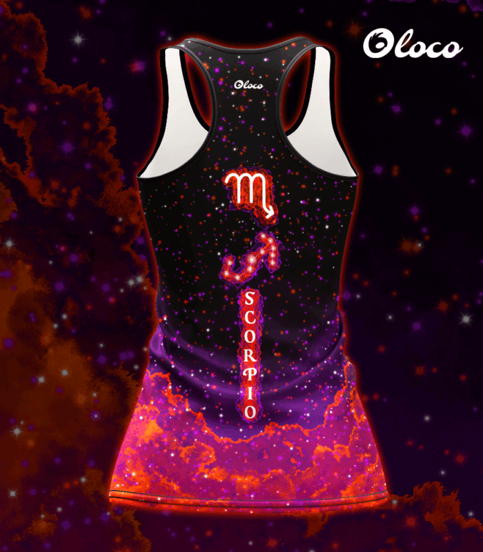 sportowy tanktop bokserka damska zodiak skorpion