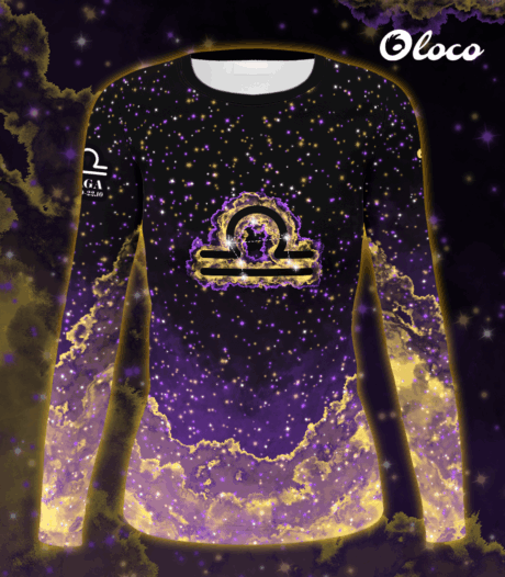 sportowy longsleeve damski zodiak waga