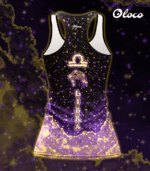 sportowy tanktop bokserka damska zodiak waga